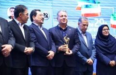 تندیس صادرکننده نمونه کشوری به پتروشیمی پارس اعطا شد