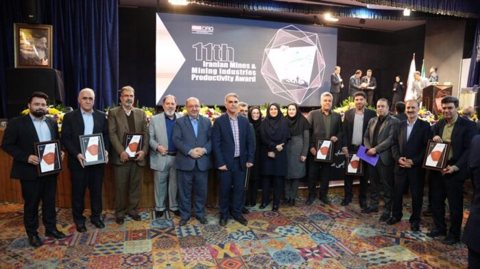 درخشش ایمپاسکو و دریافت تندیس سیمین جایزه بهره‌وری معادن و صنایع معدنی