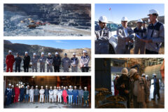 بازدید مدیرعامل شرکت توسعه معدنی و صنعتی صبانور از معادن و کارخانجات بیجار