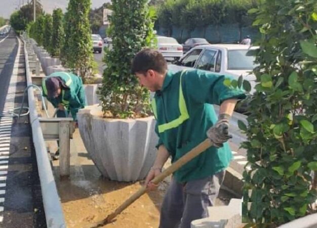آغاز ساماندهی و زیباسازی خیابان شهید فرحزادی
