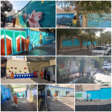 اجرای طرح‌های گسترده استقبال از مهر در ۹۵ مدرسه منطقه ۲۰