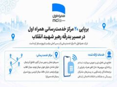 ۲۰ مرکز خدمت‌رسانی همراه اول در مسیر بدرقه رهبر شهید انقلاب