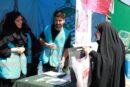 برپایی غرفه محیط زیست در راهپیمایی جاماندگان اربعین حسینی
