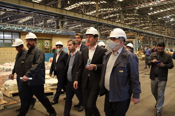 بازدید مدیرعامل بانک سینا از شرکت صنایع مس شهید باهنر کرمان