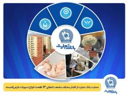 تداوم حمایت بانک تجارت از اقشار مختلف جامعه با اعطای ۱۳ همت انواع تسهیلات قرض‌الحسنه