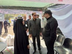 بازدید میدانی مدیرعامل گروه فولاد خوزستان از موکب شهدای شرکت در پایتخت