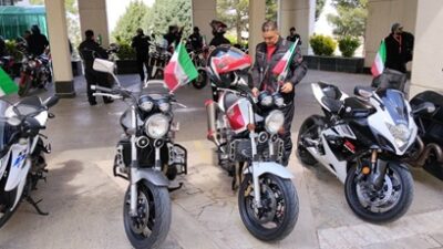 رالی تور موتورسیکلت «فلک‌الافلاک» به بروجرد رسید