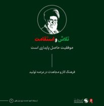 تلاش و استقامت، در نگاه رهبر شهید انقلاب اسلامی