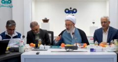 بازدیدحجت‌الاسلام و المسلمین فتوحی، رئیس منطقه ۲ بازرسی کل کشور و بازرس کل خراسان رضوی از کارخانجات تولیدی شرکت فولاد سنگان