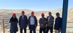 بازدید مدیران حوزه حسابرسی و ارزیابی عملکرد ایمپاسکو از مجتمع انگوران
